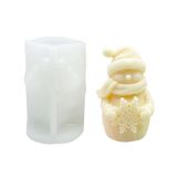 Molde De Silicone Para Árvore De Natal, Vela, Boneco De Neve, Flor Aromática