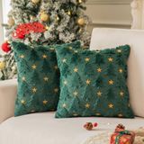 Capas De Almofada Cosibono Green Christmas Tree 50x50cm