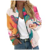 Jaqueta Bomber De Inverno Cotecram 2024 Moda Feminina Multicolorida
