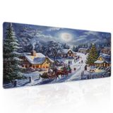 Mouse Pad Para Jogos Com Christmas Xmas Tree Deer Snowflake Xl