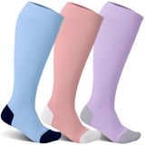 Meias De Compressão Sockswift Bamboo Viscose Plus Size 15-20mmhg