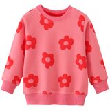 Moletom Aiwuhe Para Meninas, Casaco Casual, 4t, Flores Rosas