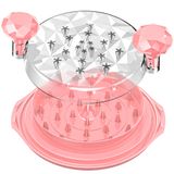 Ferramenta Para Triturar Frango Beiyunee Twist Large Com Pincel Rosa