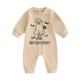 Roupa De Halloween Para Bebês Mozikqin Pumpkin Patch Romper 12-18m