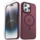 Capa De Telefone Yenapoon Para Iphone 14 Pro Max Wine Red