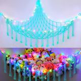 Rede Para Animais De Pelúcia Basumee Com Luz Led Verde Aqua