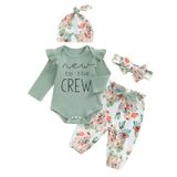 Roupas: Mlpeerw, Roupa De Menina Recém-nascida, Macacão, Calças Florais