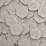 Adesivos Wax Seal Convite De Casamento Uniqooo Eucalyptus X50