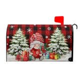 Capa De Caixa De Correio Kcozydecor Merry Christmas Gnomes 53x46cm