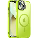 Capa Bosskiss Compatível Com Iphone 13 6.1 Com Verde Fluorescente Magsafe