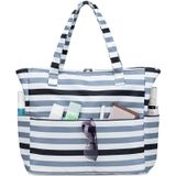Bolsa De Praia Ledaou, Bolsa Feminina Impermeável À Prova De Areia Com Bolso Molhado
