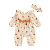Roupas Lenjindjer, Recém-nascida, Menina, Macacão De Halloween, Algodão