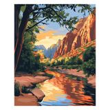 Pintura Por Número Artbrush Tower Zion National Park 40x50cm