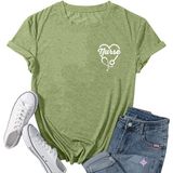 Camiseta Persoversia Nurse Life Funny Gift Feminina Verde Gg