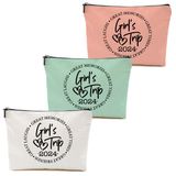 Bolsa De Maquiagem Bqxh Girls Trip Gifts Favorece O Fim De Semana, Outono E Inverno