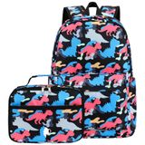 Mochila Escolar Ledaou Kids Com Lancheira Para Meninos E Meninas