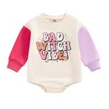 Roupa De Halloween Fiomva Baby Girl Romper + Moletom 3-6m