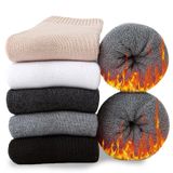 Meias De Lã Josnown Para Mulheres, 5 Pares Térmicos Quentes De Inverno