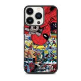 Capa De Telefone Nnlea Para Iphone 13 Pro Max 6,7" Anime Red Spider