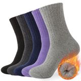 Meias De Lã Vojopi Thermal Warm Hiking Winter Para Mulheres, 5 Pares