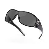 Óculos De Sol Sodqw Trendy Polarized Wrap Around Uv400 Para Mulheres