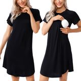 Vestido De Dormir Agkrunn Feminino Para Parto/trabalho/maternidade/enfermagem