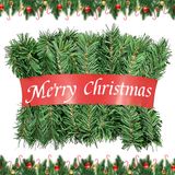 Guirlanda De Natal Nugxica, 54 Pés, Perenes Artificiais, Suportes X3