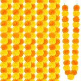 Marigold Garland Fovths, 5 Peças, 1,5 M, Laranja Claro E Amarelo