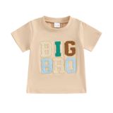 Camisas Ayalinggo Big Sister Para Meninas, Crianças E Crianças, Bege, 2-3t
