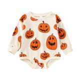 Roupa De Halloween Para Bebês Twopumpkin Pumpkin Patch 18-24 Meses