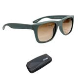 Óculos De Sol Evoke Diamond Brh12 Matte Gray Brown