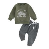 Moletom Clothes Fhutpw Toddler Baby Boy, Calças De Corrida 2-3t