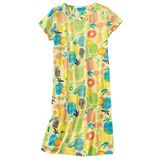 Camisola Zando De Algodão E Manga Curta, Amarela, M, Feminina