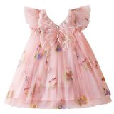 Vestido Ttyaovo Para Criança, Festa De Aniversário, Menina De 5 Anos, Rosa