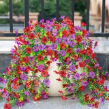 Pacote Com 2 Flores Artificiais Ammyoo Daisy Silk Para Atividades Ao Ar Livre