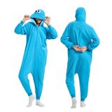 Fantasia De Macacão Para Animais Zealove, Pijama Adulto, Azul De Halloween