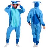 Pijama Para Adultos Com Macacão Animal Zealove Sti-tch Azul De Halloween