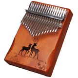 Piano De Polegar Lydesy Xianlu Retro Color 17 Teclas Com Kit
