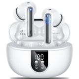 Fones De Ouvido Sem Fio Aovoce A60pro Bluetooth 5.3 Brancos