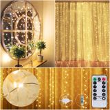 Cortina String Lights Brightown 198 Led Com Usb Remoto