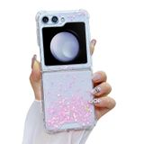 Capa De Telefone Mundulea Compatível Com Galaxy Z Flip 6 Clear Tpu