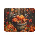 Tapete De Secagem De Pratos Kawani Fall Pumpkin 45x60cm De Microfibra