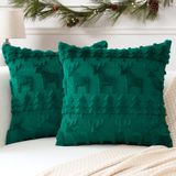 Capas De Almofada Otostar Xmas Short Wool Velvet 50x50cm