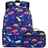 Mochila Escolar Ledaou Kids Com Lancheira Para Meninos E Meninas