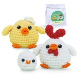 Kit De Crochê Nestledcrafts Para Iniciantes E Crianças Amigurumi Animal