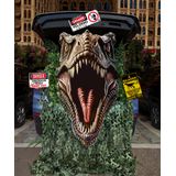 Decoração De Baú Ou Guloseima Moimtech Dinosaur Para Suv
