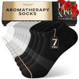 Meias Diputox, Atléticas, Algodão, Tornozelo, Masculinas/femininas, 7 Pares, 6-9