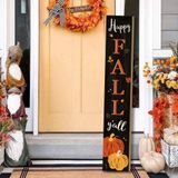 Decoração De Letreiro De Varanda Arkukt Happy Fall Y&#39;all Welcome 47,2 Cm