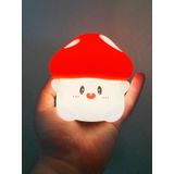 Lâmpada De Cogumelos Sem Fio Night Light Emmanoth Silicone Kids