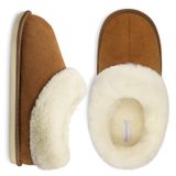 Chinelos Femininos Joinfree Memory Foam Fuzzy Cozy Brown 7-8m